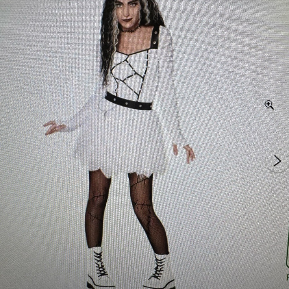 Adult Bride of Frankenstein Dress Costume - Universal Monsters.